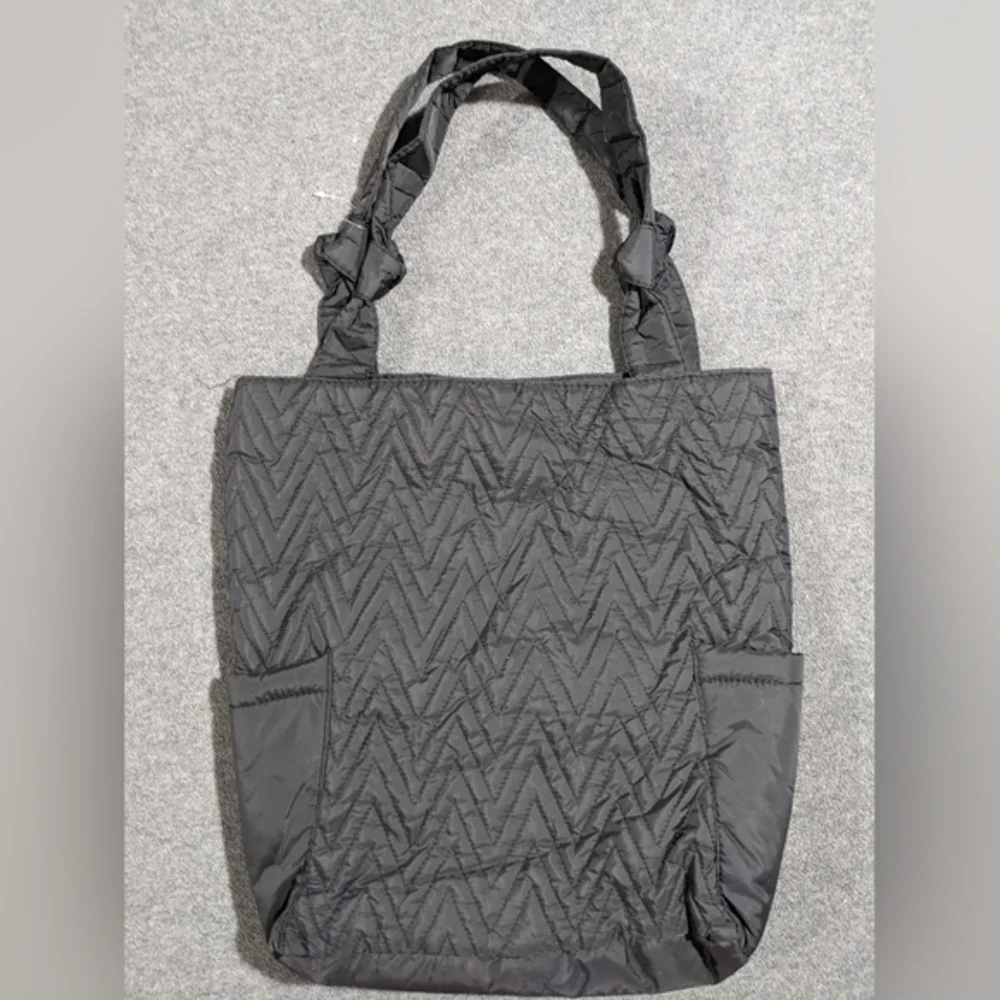 NEW‎ black shoulder bag tote polyester
